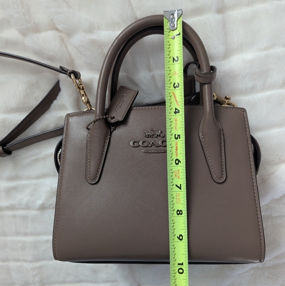 Coach Andrea Carryall Small Mini Bag In Dark Stone *** Read Description Flaw *** - Picture 14 of 14